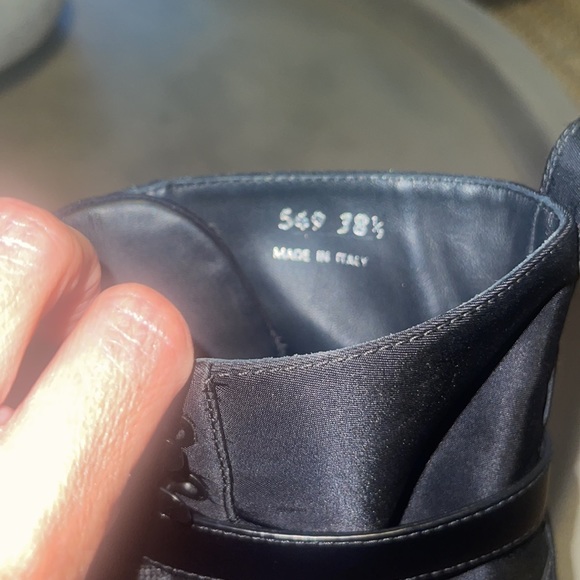 AUTHENTIC PRADA NYLON MONOLITH COMBAT BOOTS with MINI POUCHES - Picture 8 of 9